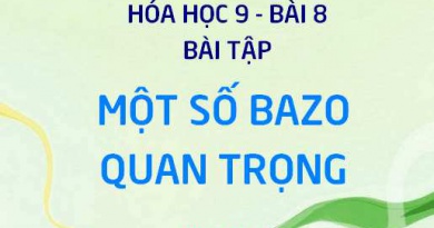 Bài tập về Natri hidroxit NaOH và Canxi hidroxit Ca(OH)2 - Hóa 9 bài 8